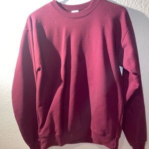 Burgundy sweater